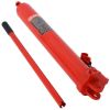 Hydraulic Long Ram Jack with Single Piston Pump and Clevis Base