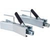 Quick Locking Chock,Axel-Chock Wheel-Stabilizer for RV, Trailer, Camper - Universal Quick-Lock Tire-Stop for Dual Axle Vehicles - Fits up to 6 Inches