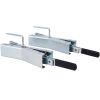 Quick Locking Chock,Axel-Chock Wheel-Stabilizer for RV, Trailer, Camper - Universal Quick-Lock Tire-Stop for Dual Axle Vehicles - Fits up to 6 Inches