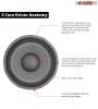5 Core 10 Inch Subwoofer 85W RMS Full Range Pro Audio Speaker 4 Ohm Car Subwoofers 1' CCAW Voice Coil Sub Woofer w 23 oz Magnet for Car RV DJs Home Th