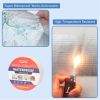 Waterproof Tape for Leaks Aluminum Butyl Tape with Adhesive for RV Repair, Glass Repairs, Air Mattress Patch, Window Caulking, Boat Sealing, Roof Patc