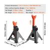 Adjustable Height Jack Stands for lifting Pickup Truck Car