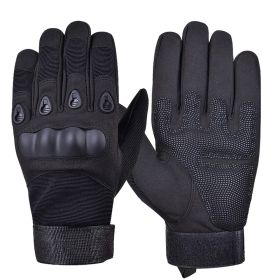 XG-TG1 Tactical Self Defense Gloves Hard Knuckle (Full Finger) (Color: BlackSize)